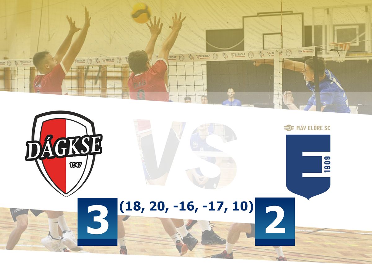 Röplabda: az első vereségét szenvedte el a férficsapat öt játszmás mérkőzés végén